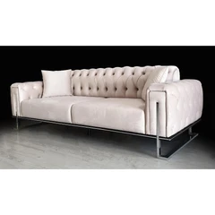 Триместен диван Ибиза, цвят Крем